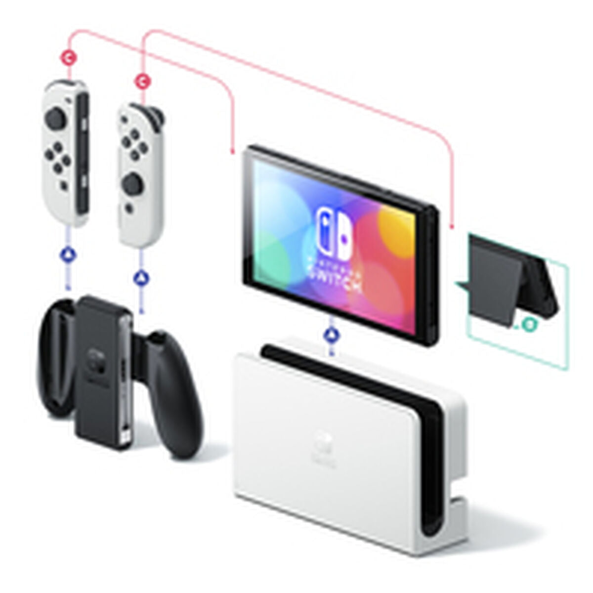 NINTENDO Switch (OLED-Modell) Weiß