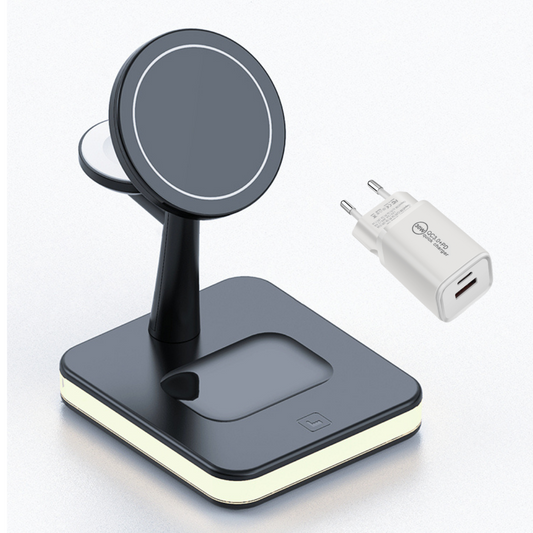 4 in 1 magnetische drahtlose Ladestation, 30W PD-Adapter enthalten! für iPhone