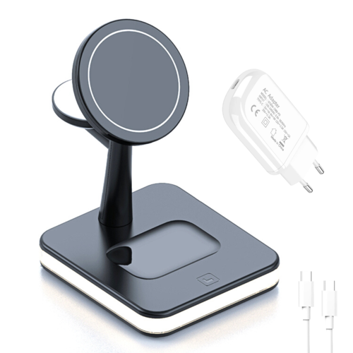 4 in 1 magnetische drahtlose Ladestation, 30W PD-Adapter enthalten! für iPhone