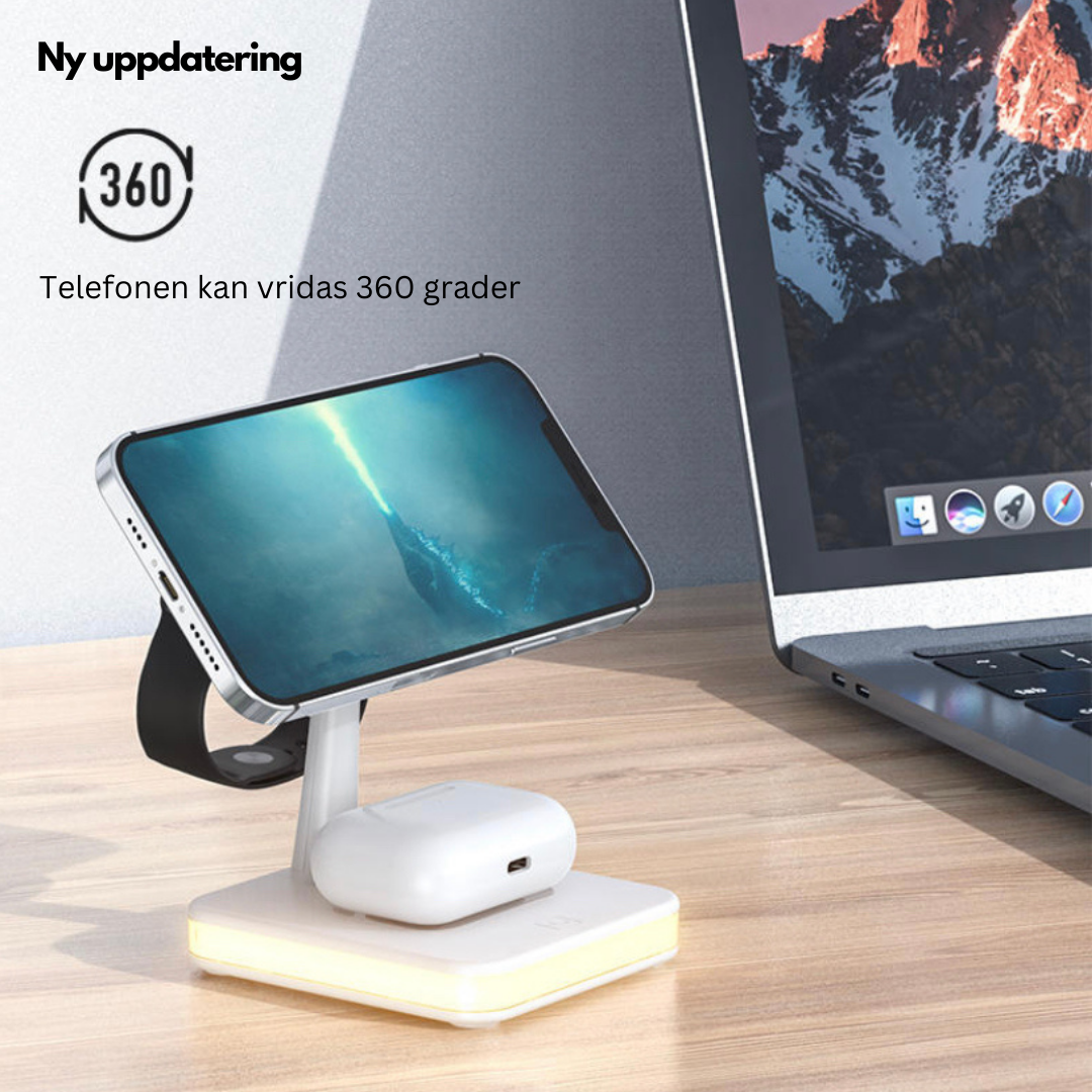 4 in 1 magnetische drahtlose Ladestation, 30W PD-Adapter enthalten! für iPhone